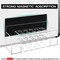 Acrylic Magnetic Dry Erase Marker Holder, 10 Slots Clear Magnetic Marker Holder, Whiteboard Marker Holder, Magnetic Pen Holder for Office, School, Home, Marker,Eraser,Cleaner Not Included